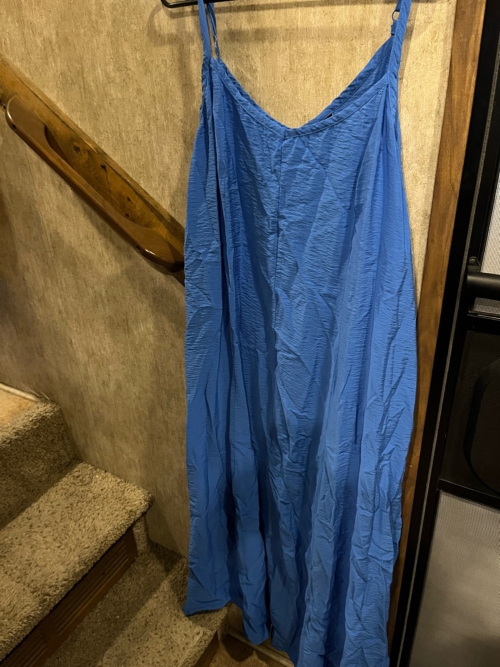 Torrid Blue Spaghetti Strap Maxi Dress